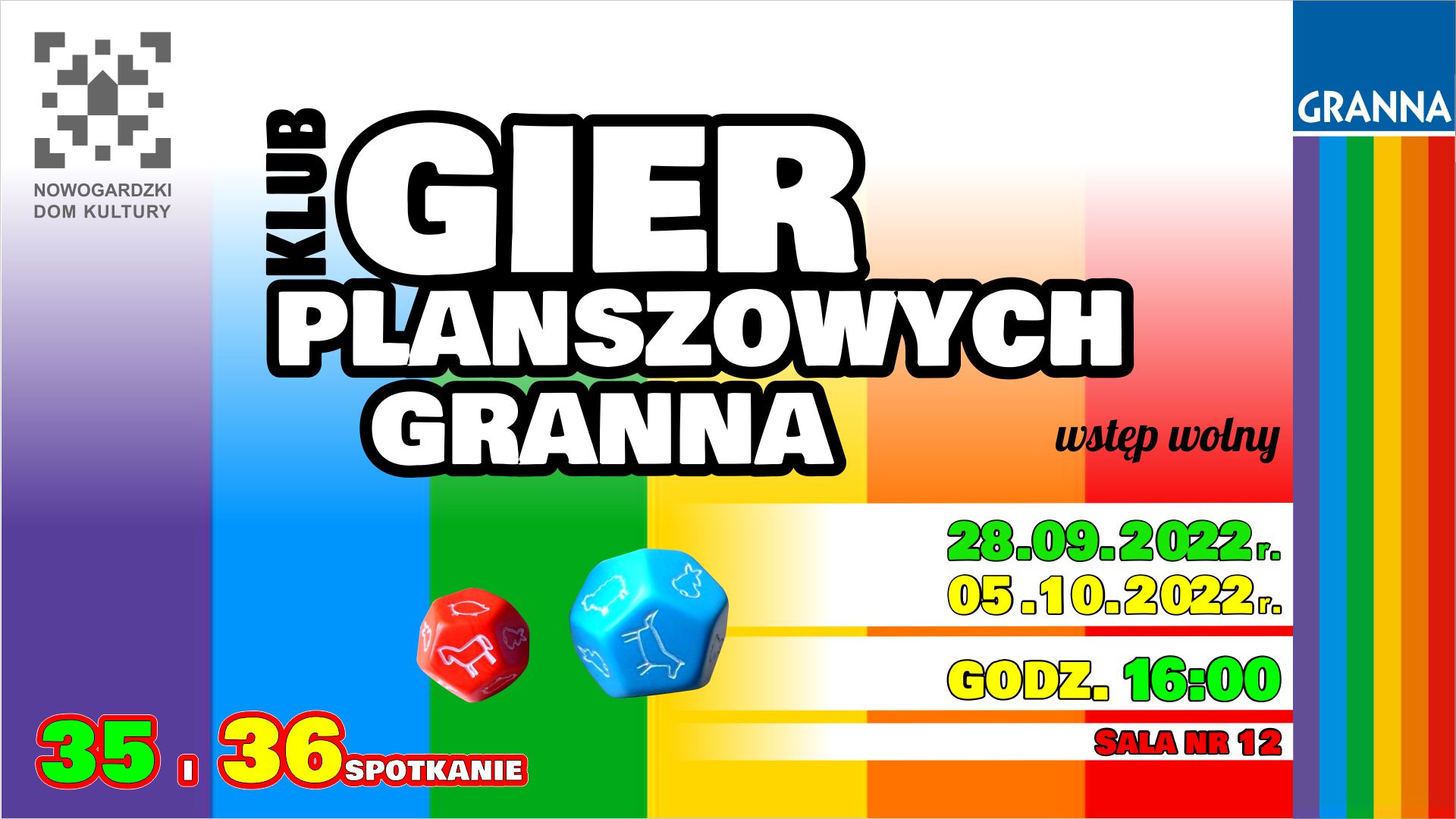 E.ART | KLUB GIER PLANSZOWYCH ZAPRASZA!